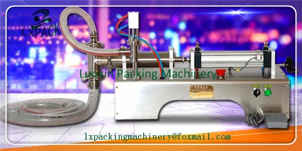 

LX-PACK Lowest Factory Price Single Head Liquid Softdrink Pneumatic Filling Machine Reasonable design easy operation 500ml