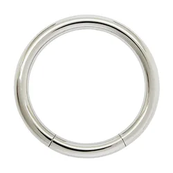 3mm/4mm x 25mm thick stainless steel body piercing jewelry segment ring large gauge body piercing