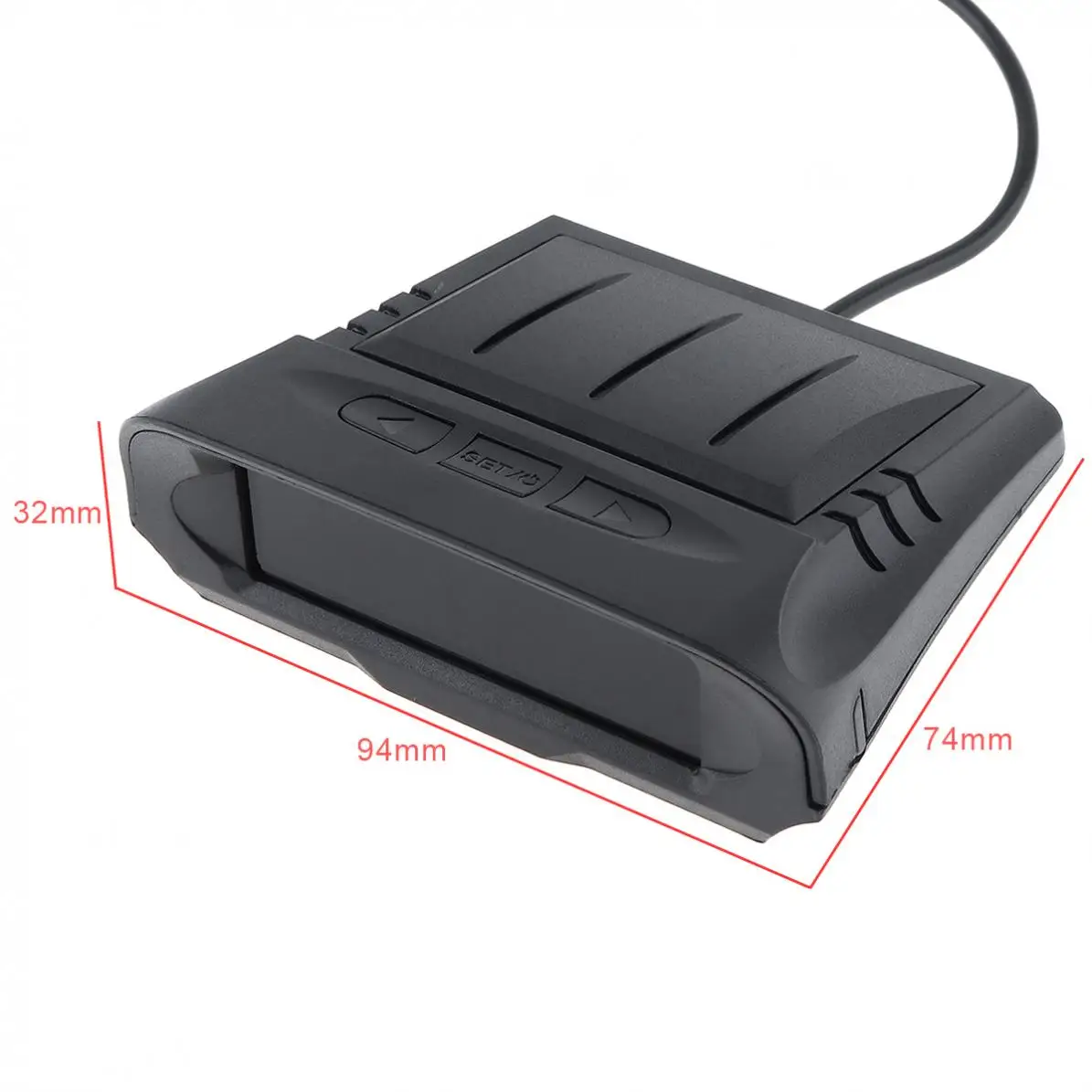 LCD Display Car Monitor Parking Sensor Kit Auto Radar Detector 4 Sensors Alarm Indicator Reverse Backup Radar System