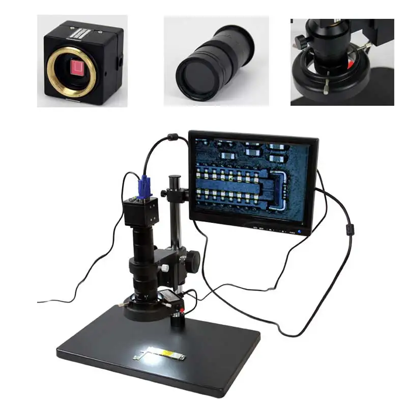 

TBK-10A HD 130X Professional Microscope Electronic Display Amplification Magnifier for Iphone BGA CPU Motherboard Repair Tools