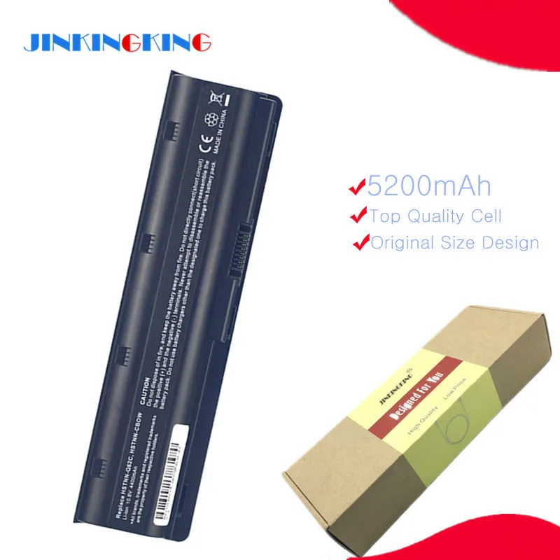 6CELLS Battery For HP MU06 MU09 WD548AA WD549AA HSTNN-Q61C HSTNN-Q62C HSTNN-CBOW HSTNN-IB0N HSTNN-IB0X Laptop batteria