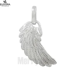 Floating Charm Angel Wing Chime Ball Harmony Angel Wing Baby Caller Mexico Bola Pendant Chain Baby Handprints Necklace Jewelry