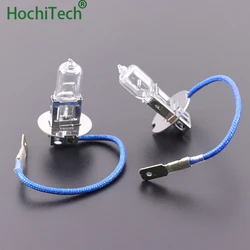 Top Quality H3 Light Halogen Lamp 4500K 12V 100W 55W 3000Lm Xenon Warm White Quartz Glass Car HeadLight Replacement Bulb