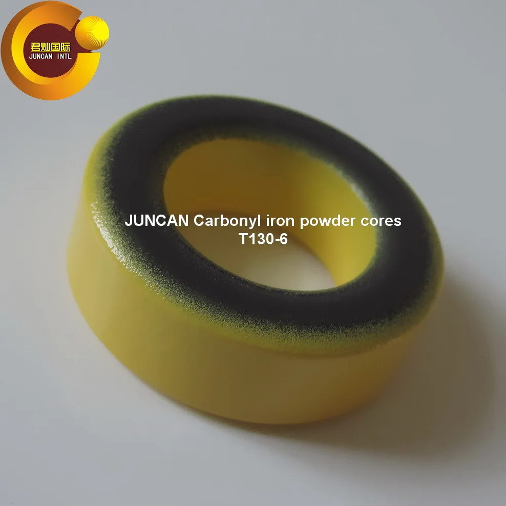 T130-6 High Frequency RF Carbonyl Iron Powder Magnetic Cores