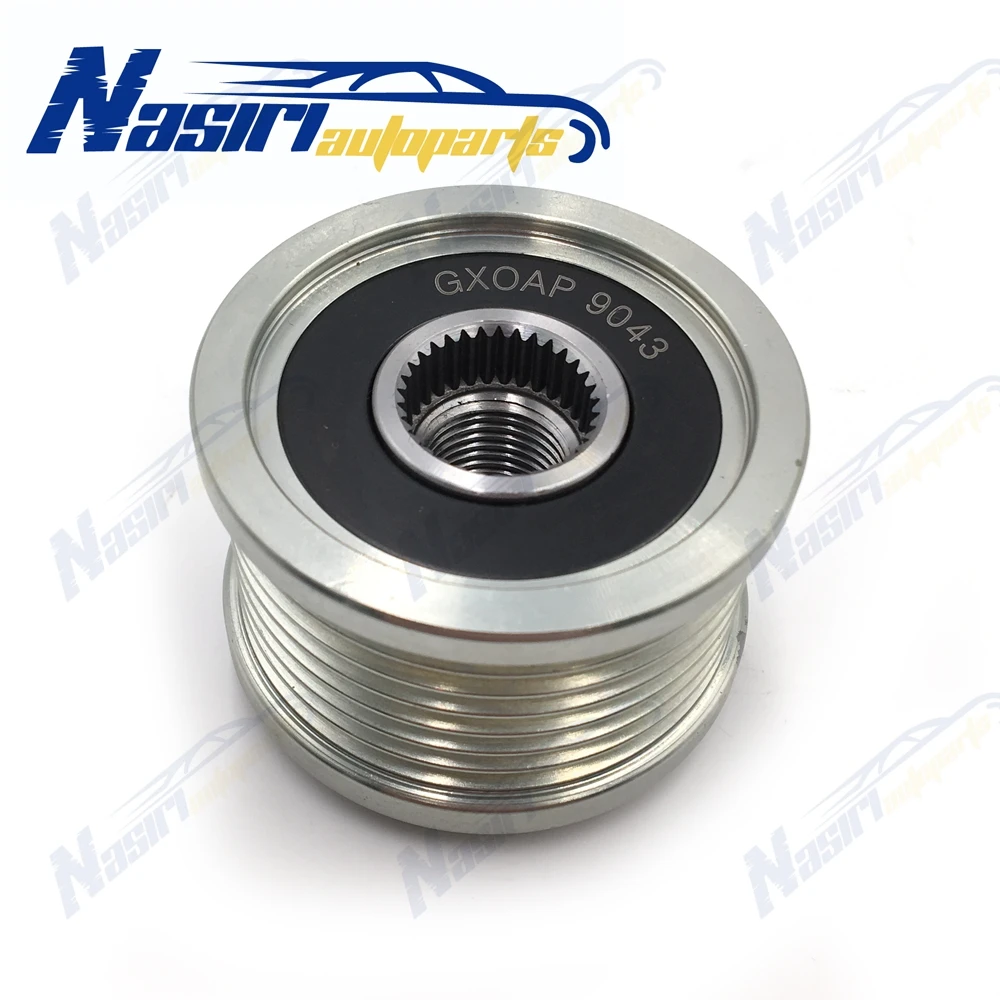 Overrunning Alternator Pulley for Nissan Peugeot 807 2.0 HDi 06/2002- GD218752 HITACHI 535009110 F-551759