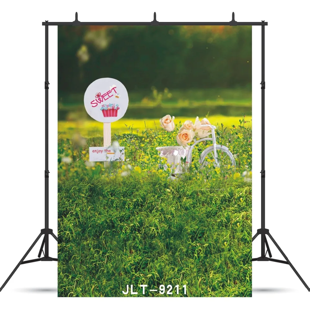 Balloon Grass  Sunlight Photographic Backdrop For Wedding Birthday Children Baby Shower Vinyl  Cloth  Background Photo Shoot