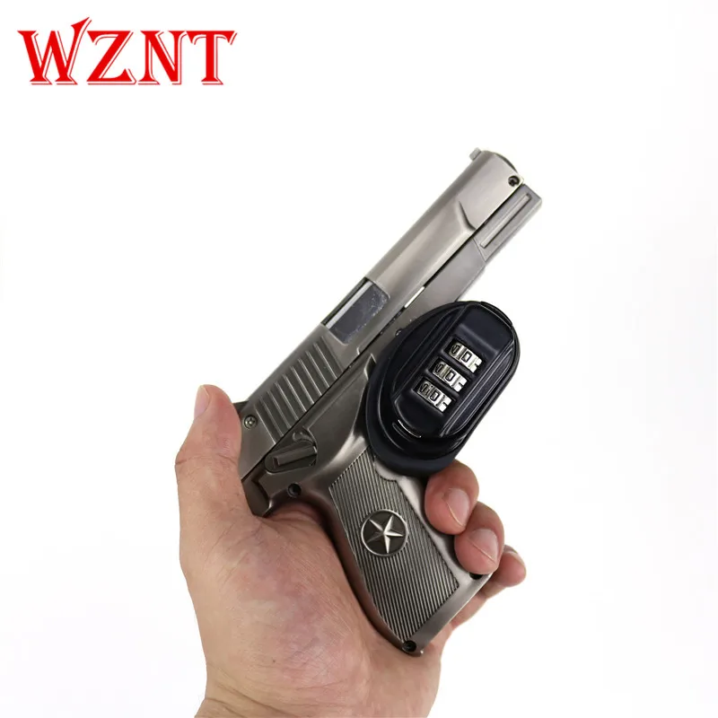 3-Dial Outdoor Hunting Trigger Combo Coded Password Lock Gun Key Safety Pistols Air Shotgun Lock Hunting Accessories