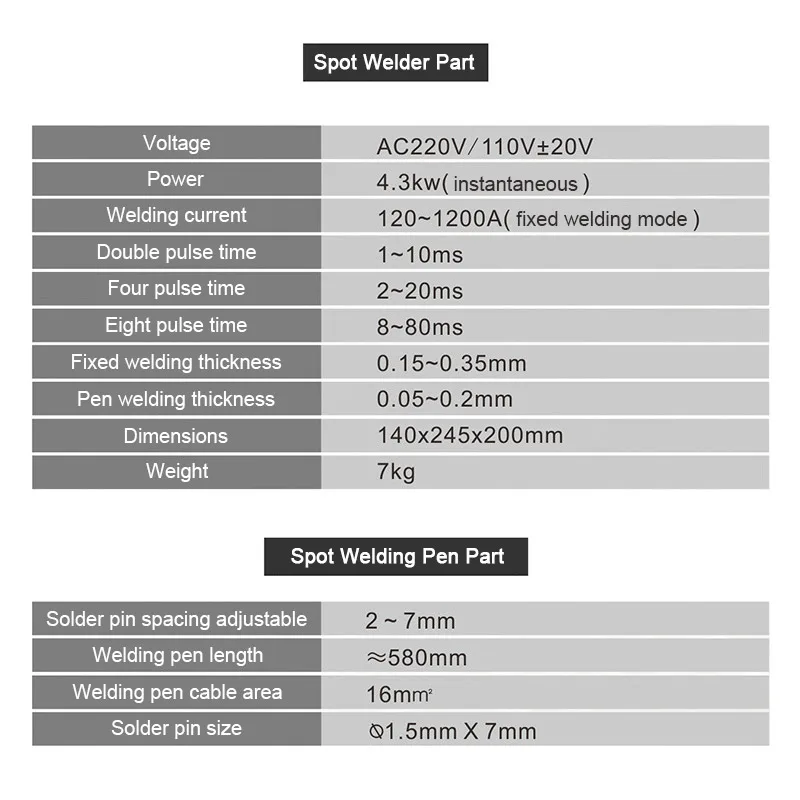 737G + Batterie Spot Schweißer 4,3 KW LED Licht Spot Schweißen Maschinen mit Schweißen Stifte Für 18650 Lithium-Batterien pack DIY Löten