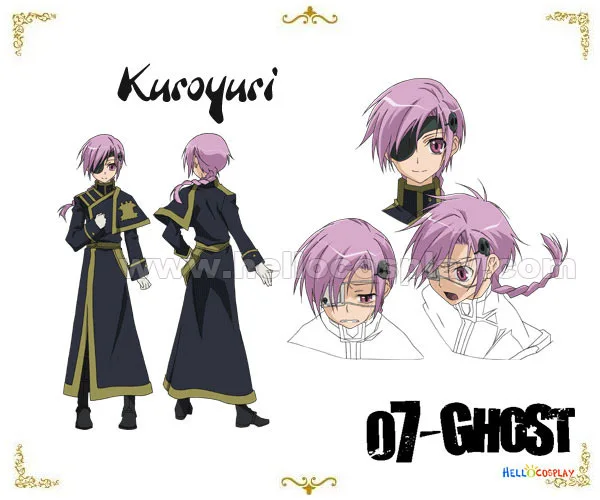 

07 Ghost Empire's Military Kuroyuri Cosplay Costume Uniform H008