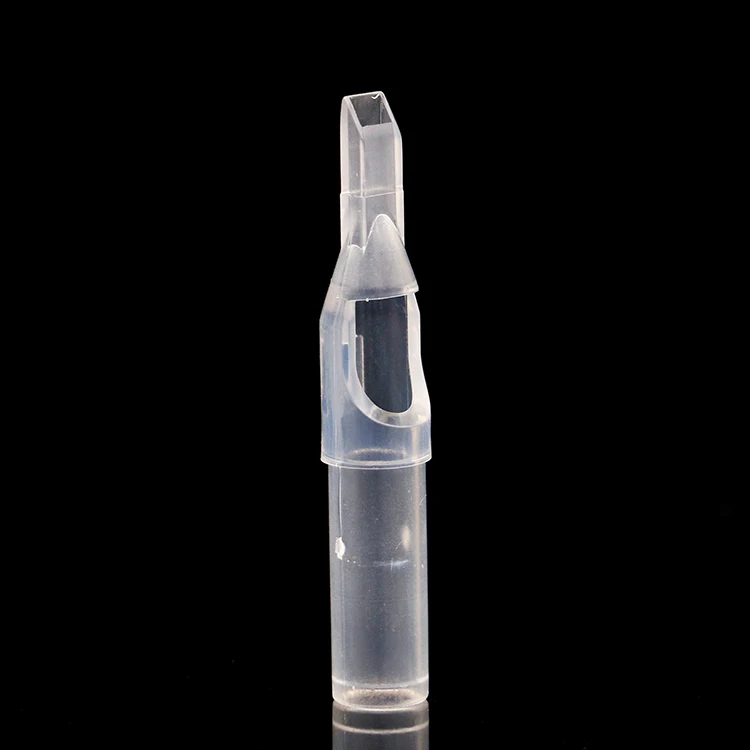 

500pcs Body Tattoo equipment machine disposable transparent tattoo needle mouth tattoo needle supplies beauty tool free shipping