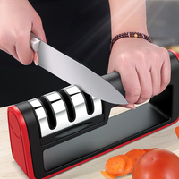 Xmpromo Professional Knife Sharpener Diamond  Whetstone Knife Sharpener Kitchen Ceramic Sharping Knives Tool Stainless Steel