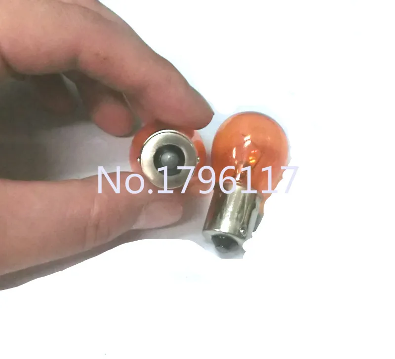 10x 24V 21W BA15S 2409 S25 1156 1141 P21W Car Turn Signal Bulbs Auto Automobile Halogen Lamp Signal Lights Brake Bulb Lamp Amber