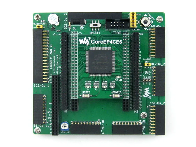 Waveshare EP4CE6 EP4CE6E22C8N ALTERA Cyclone IV FPGA Development Board Kit All I/O Expander = OpenEP4CE6-C Standard