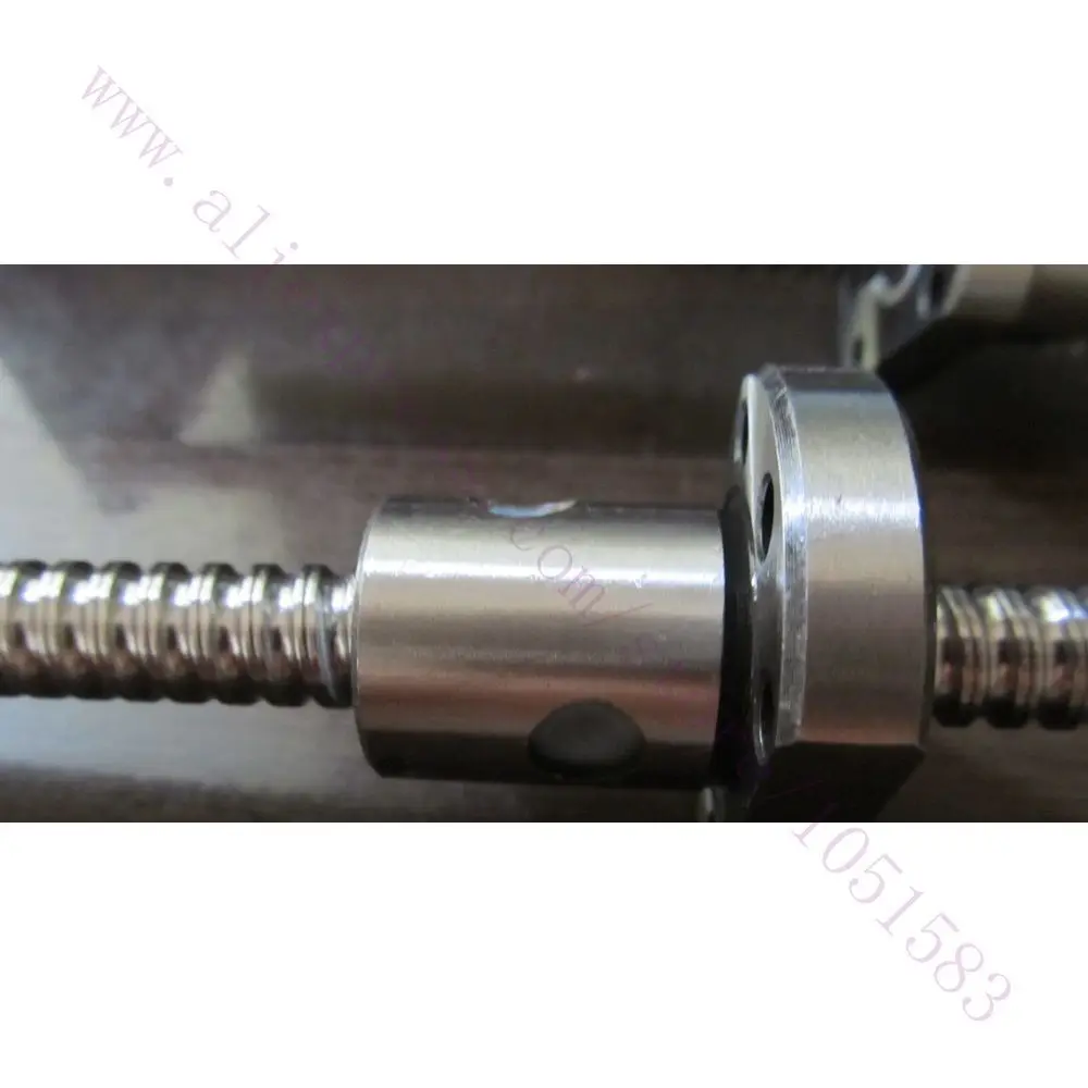 SFU01204 Z Axis High Precision T12 Ball Lead Screw With Nut, T8 Smooth Ends, Total Length 500mm for 3D Printer, CNC