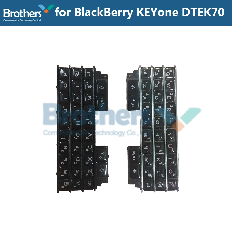 Keypad for BlackBerry KEYone DTEK70 Keyboard Button Flex Cable for BlackBerry DTEK70 Phone Replacement Parts Black Silver 1pcs