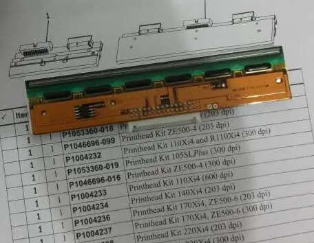 original For Thermal Printhead P1037974-010 printhead For Zebra ZT210 ZT230 203DPI Printer original printhead ,90 days warranty