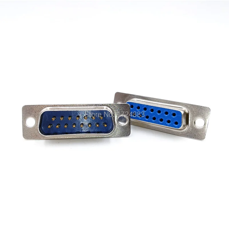 10PCS DB15 connector core VGA Plug connector 2row 3 row  hole/pin  female Male port socket adapter D Sub DP15 image 3