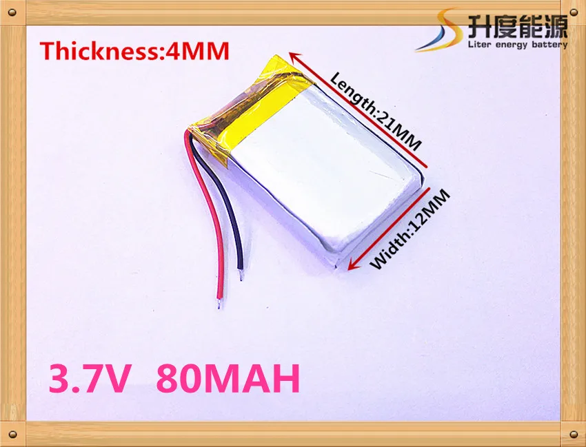 3.7V041120 401120 80MAH MP3 MP4 MP5 37V 401220