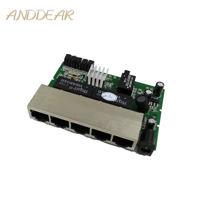 

OEM 5 Port Gigabit Ethernet Switch module cheapest network switches module 10/100/1000mbps US EU plug switch lan combo