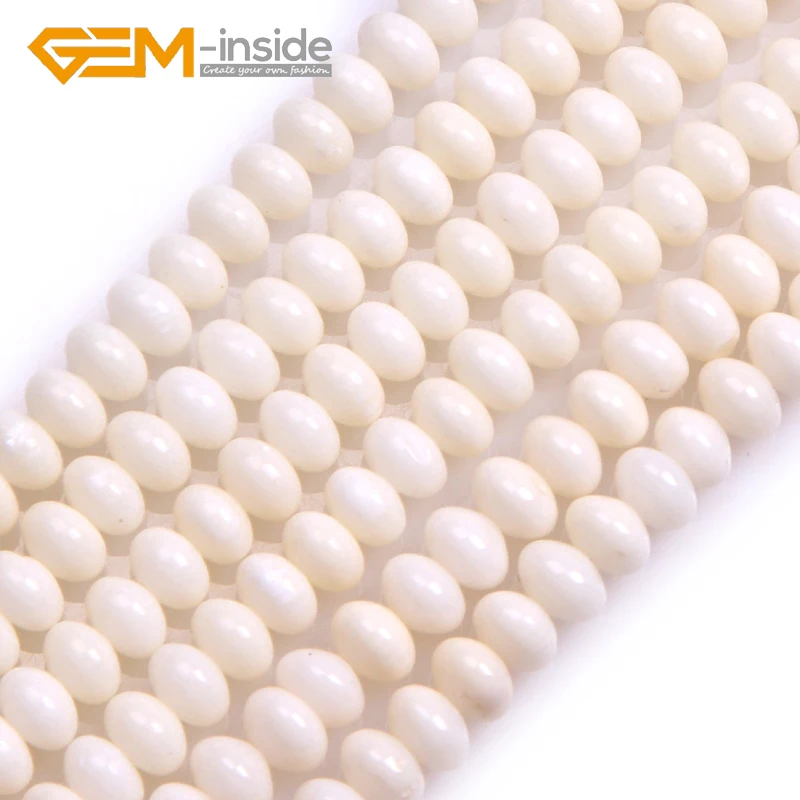 3x5mm 4x6mm Rondelle Shape Coral Beads Natural Spacer Stone Beads Loose Bead For Jewelry Making Bracelet Necklace Strand 15\