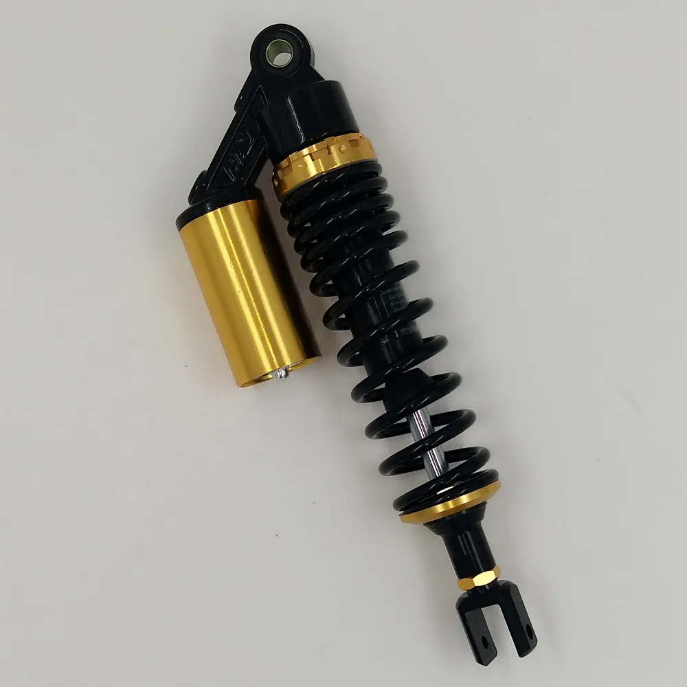 8mm spring fork 340mm gas shock absorber for motorcycle cb750 SUZUKI-GSX1100-atv quad scooter motorbike black+golden 2 pcs