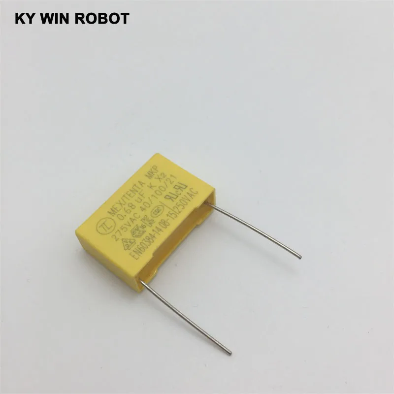 5pcs spacing 22MM 275V 684K 0.68UF 680NF safety capacitor