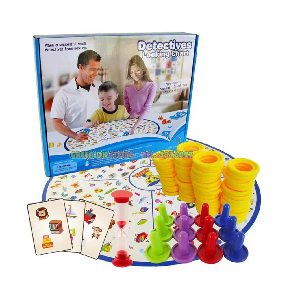 Detectives looking chart Board game Exercise mind Education toys Hot selling good quality intellect game toy for kids