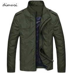 DIMUSI Spring Men's Bomber Jacket Male Fashion Streetwear Hip Hop Coats Men Outwear Slim Fit Windbreaker Zipper Jackets Clothing