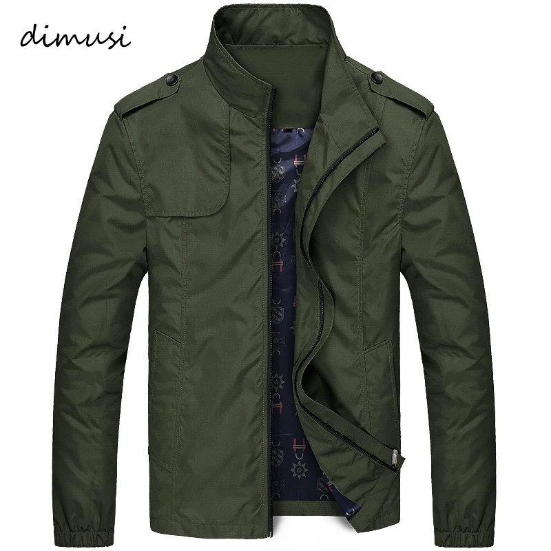 Kurtka bomberka męska DIMUSI, wiosenna, moda męska, streetwear, hip hop, płaszcze męskie, odzież wierzchnia, dopasowany krój, wiatrówka, kurtki na zamek błyskawiczny, odzież
