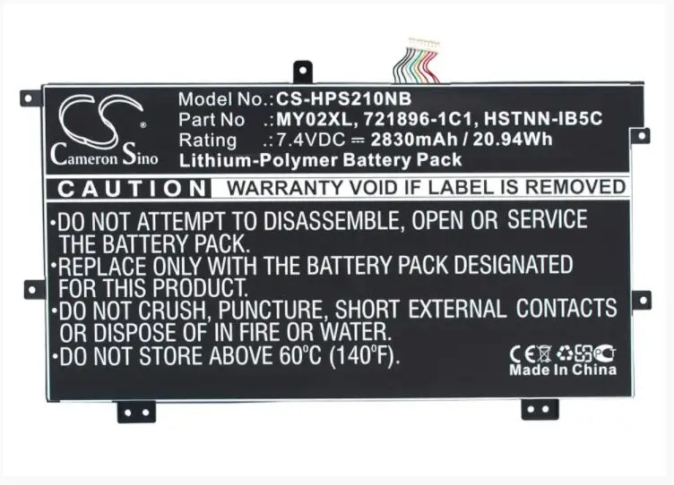 Cameron Sino 2830mAh battery for HP Pavilion 11