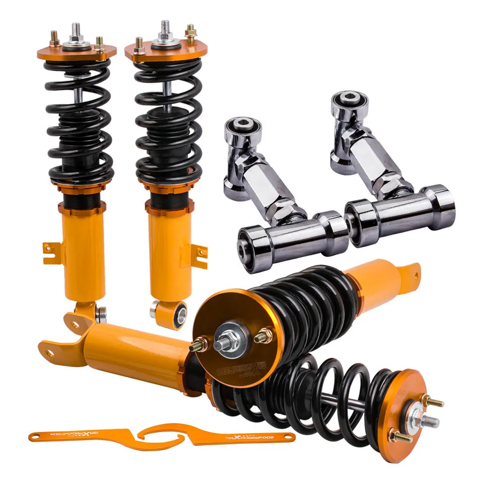 Coilovers Shock Kit Suspension Shock Absorber for Nissan 300ZX Z32 1990-1996 Front upper camber arm Coilover