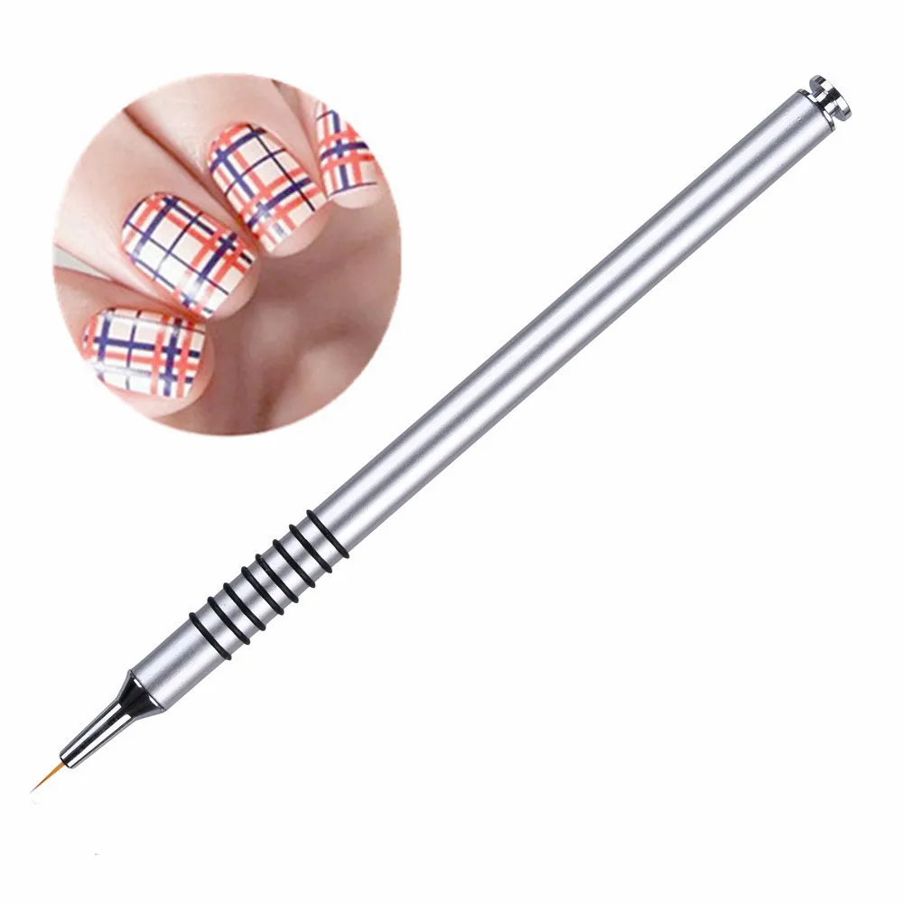 Nail Art Brush Dotting Pen Sculpture Carving Pen Silicone Head Painting Brushes for 3D Shaping Drawing Nail Art Dotting Tools