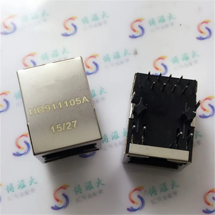 Модуль HR911105A, новый подлинный сетевой трансформатор RJ45 с подсветкой HR911105