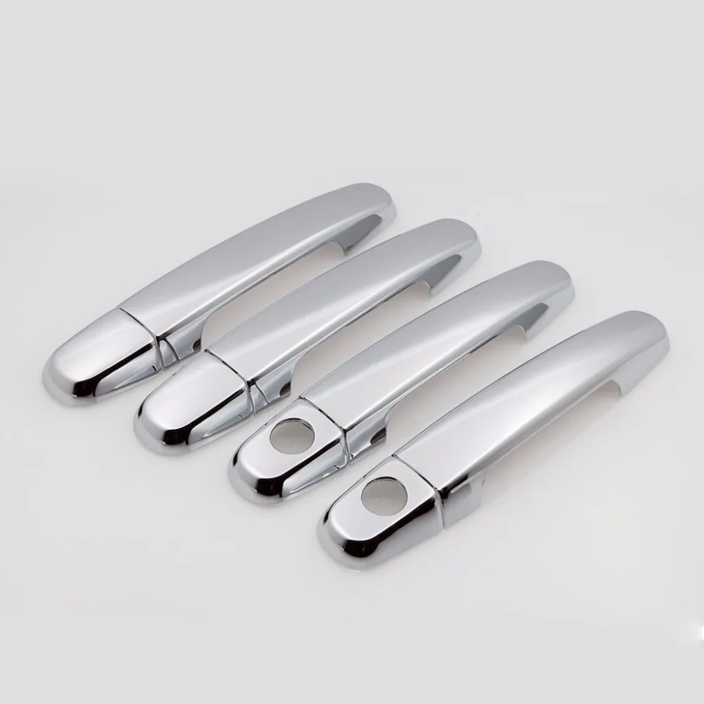 

Хромированная Крышка для 4-дверной ручки с пассажирским боковым отверстием для Toyota 04-08 Camry Solara / 07-12 Yaris / 04-09 Prius