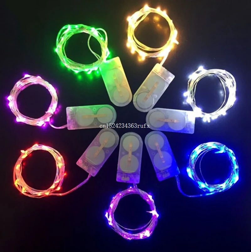 100pcs Fairy String Light  Christmas Lights 2M Waterproof Copper mini Decoration Lamp for Home Free Shipping