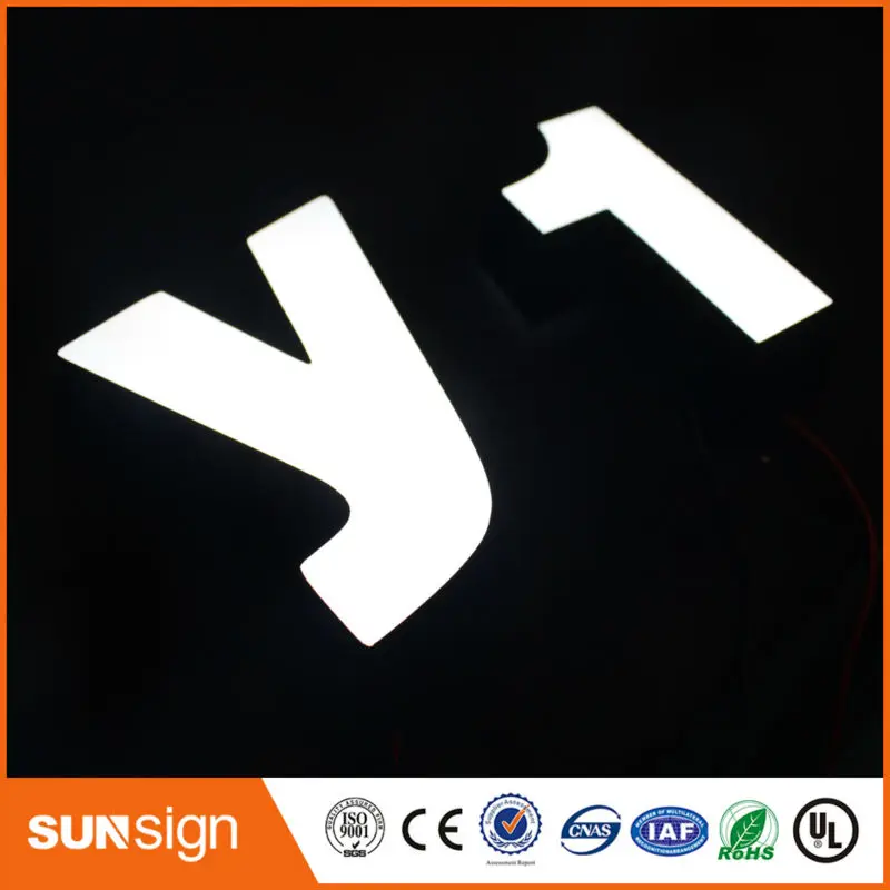 Iklan Outdoor LED illuminated sign huruf