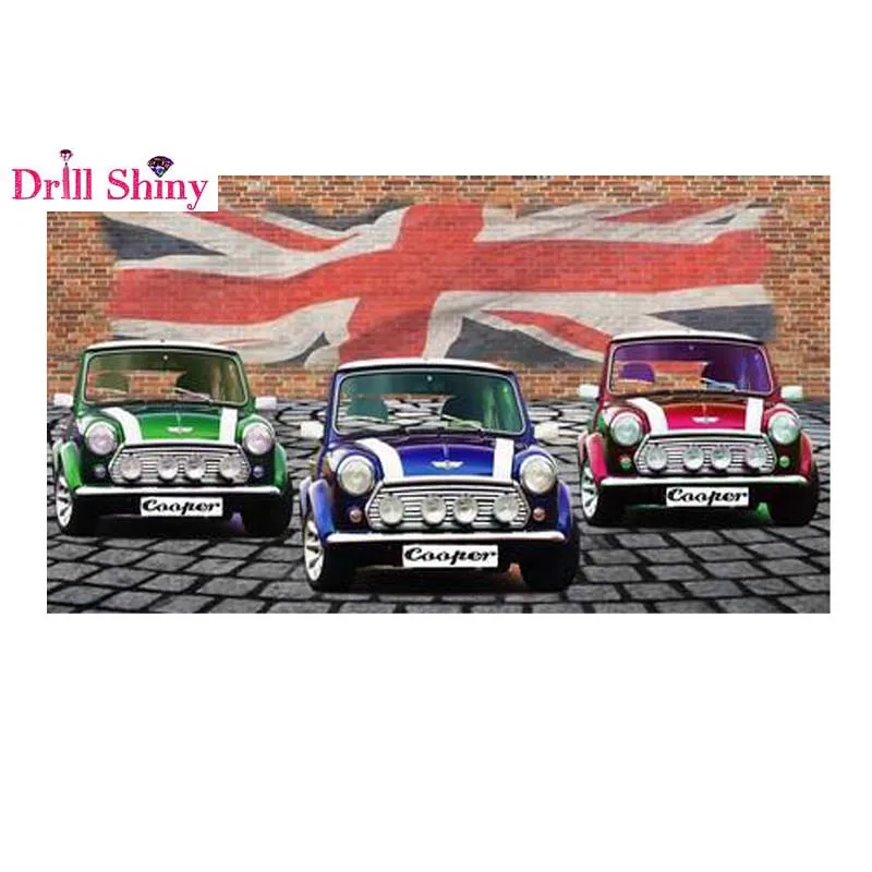 

Full Square Diamond 5D DIY Diamond Painting "Sports car" Embroidery Cross Stitch Rhinestone Mosaic Painting Decor