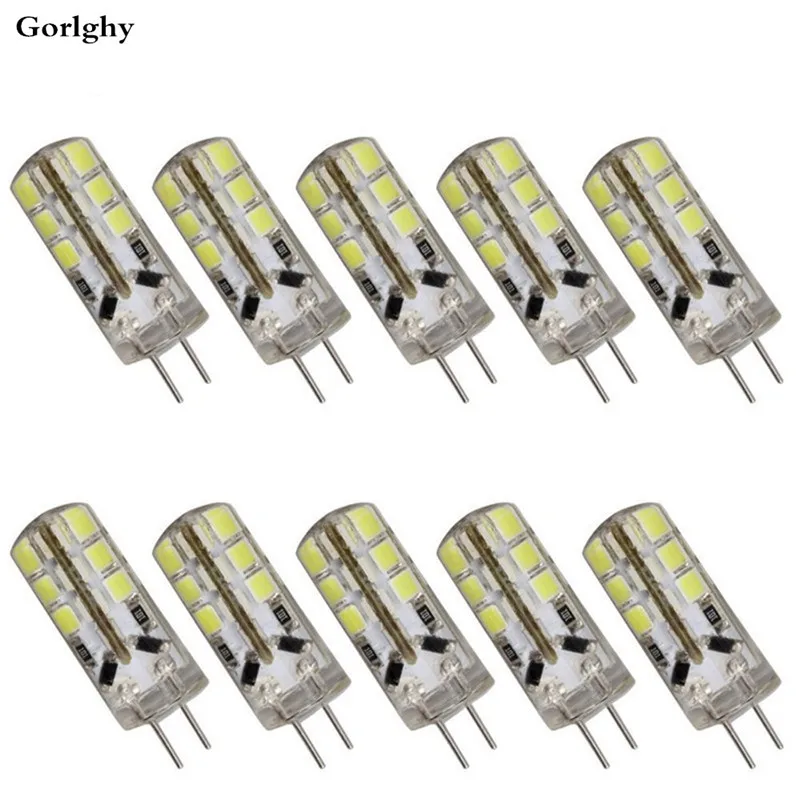 10pcs LED G4 Bulb AC DC 12V Mini Corn Bulb Replace Traditional of Halogen Bulb SMD2835 3W 24leds For Lighting Fixture Accessorie