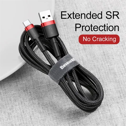 Кабель Baseus USB Type C для быстрой зарядки Samsung, Huawei, Xiaomi — изображение товара