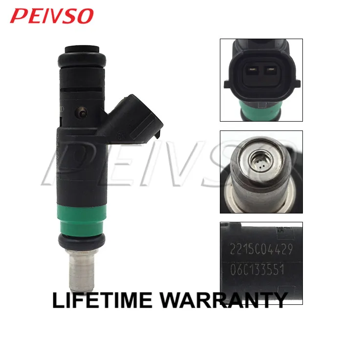 PEIVSO 4/6pcs 06C133551 Fuel Injector For AUDI A4-QUATTRO 2002~2006 A6-QUATTRO 2002~2004 3.0 V6