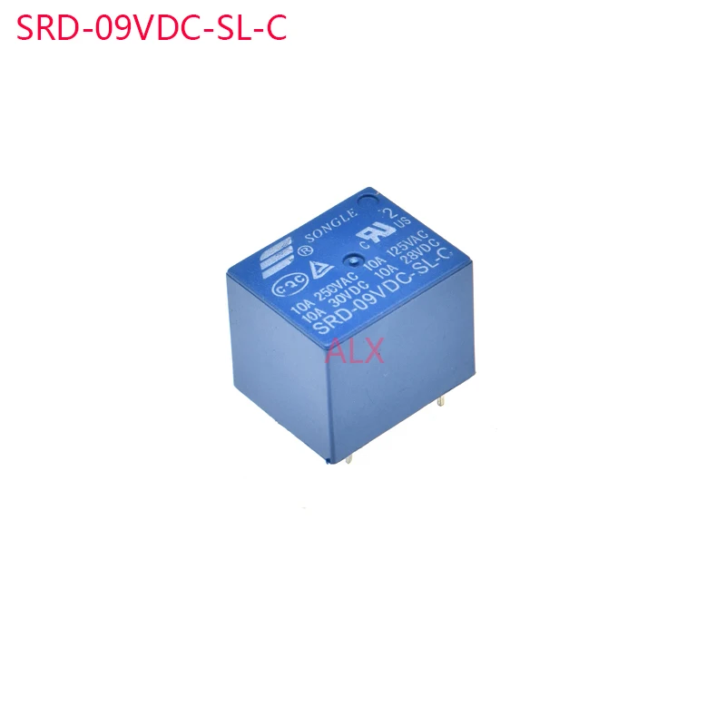 5PCS POWER relay SRD-09VDC-SL-C 10A 5pin T73 SRD 9V realys