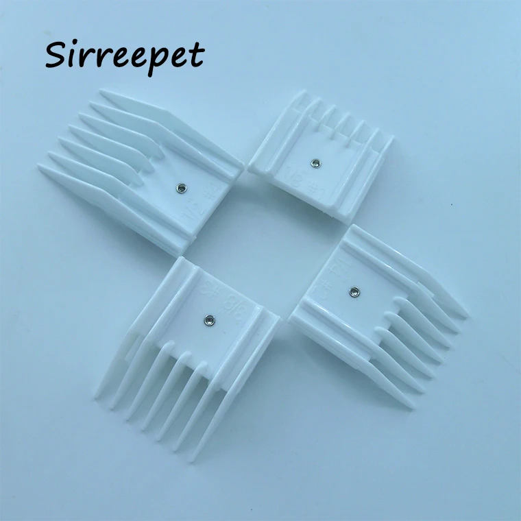 4pcs/set Pet Clipper Blade Attachment Comb Standard Size Fit For Oster A5 Blade