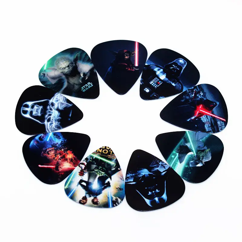 SOACH hot picks fashion 10pcs guitar Picks Thickness 1.0mm Musical instrument accessories paddle String guitar pick for ukulele