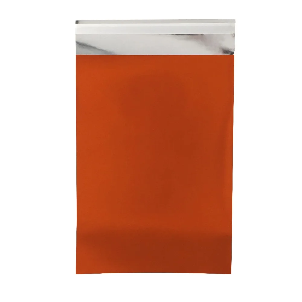 Orange poly mailer matte 18 x 25cm, matte poly mailer  7x10 shipping envelopes mailing bags postal bag