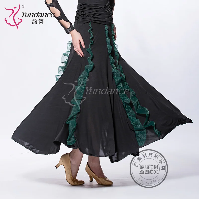 Customized Lady Ballroom Dancing Skirt Modern Dance Dress Waltz Valse Tango Galop Fox Trot Social Dance Dress Skirt  B-2658