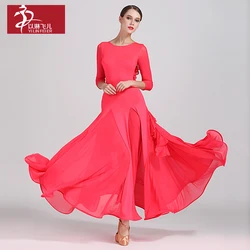 New ballroom dance competition dress dance ballroom waltz dresses standard dance dress women ballroom dress S9035