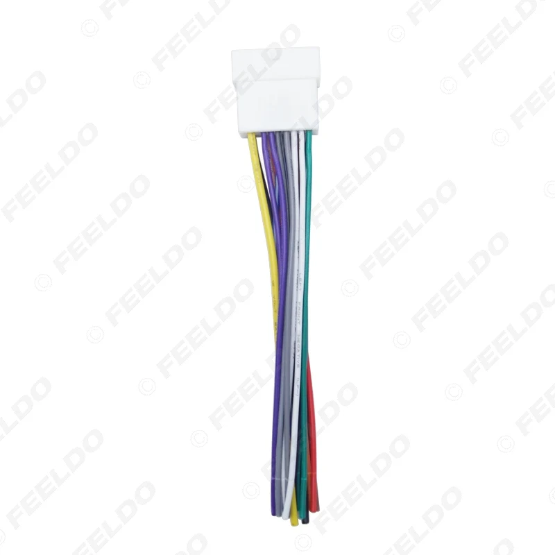 FEELDO 1PC Car 16pin Wire Harness Plug Cable Female Connector For MITSUBISHI/GALANT Clarion Car Radio Stereo #FD-1670