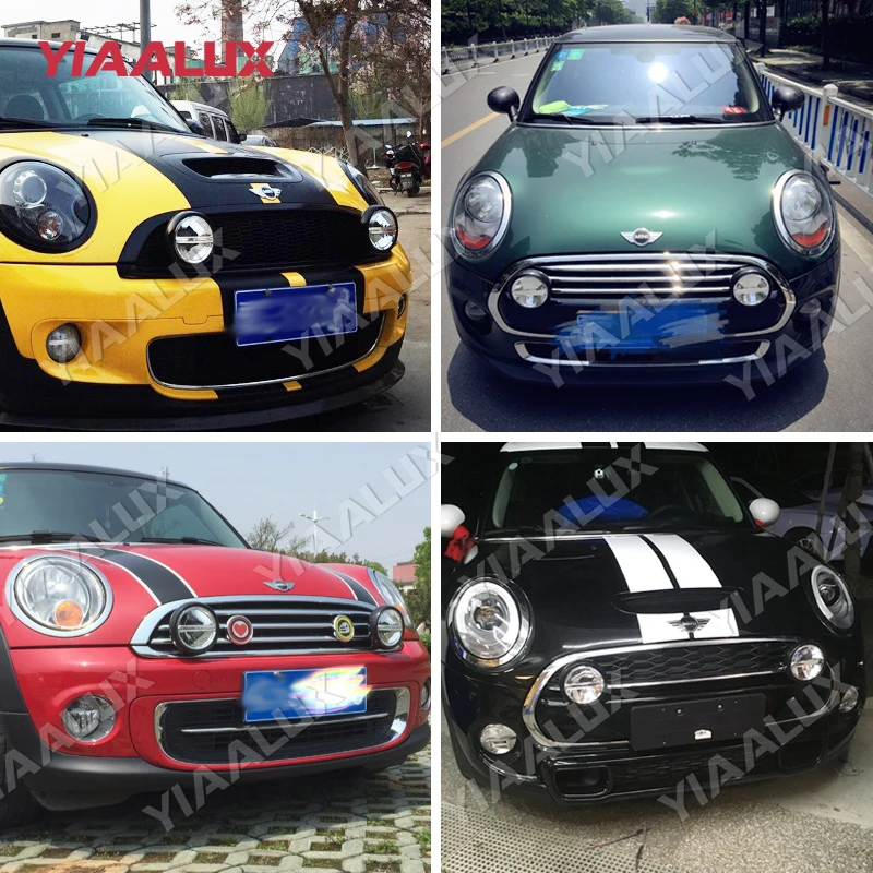 BLACK LED Rally Driving Lights For MINI Cooper LED Front bumper lights -YIAALUX