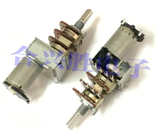 

Taiwan FD motor potentiometer 4 B50K*4 B50Kx4 50KBX4 power amplifier 16 pin 16 feet shaft 20MM for avr20 6030 AVR5 switch