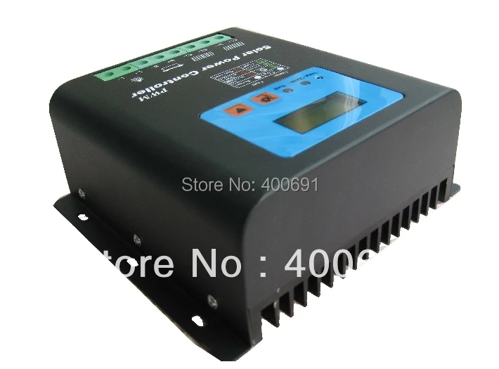 40A 48V PWM Solar Power Controller Regulator,LED display,Metal Shell, Temperature Compensate, Workable for Home System and Light